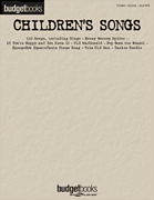 cover Childrens Songs Budget Book-Piano/Vocal/Guitar piano sheet music cover